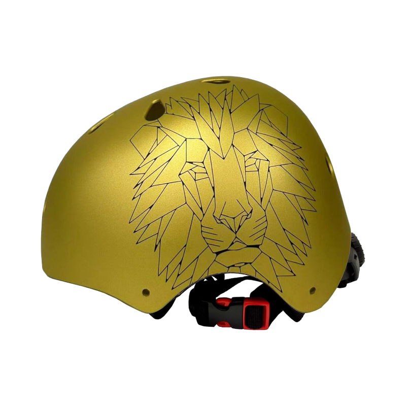 קסדת פעלולים מקצועית לילדים LEO PRO עם 11 פתחי אוורור - זהב