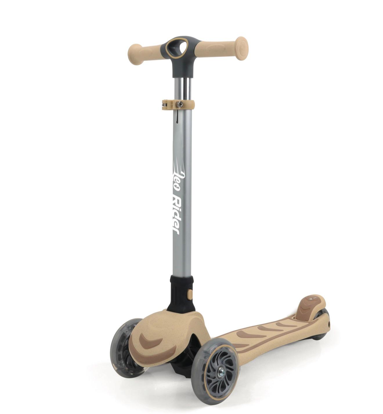 LEO Rider - קורקינט 3 גלגלים לילדים עם אורות בגלגלים